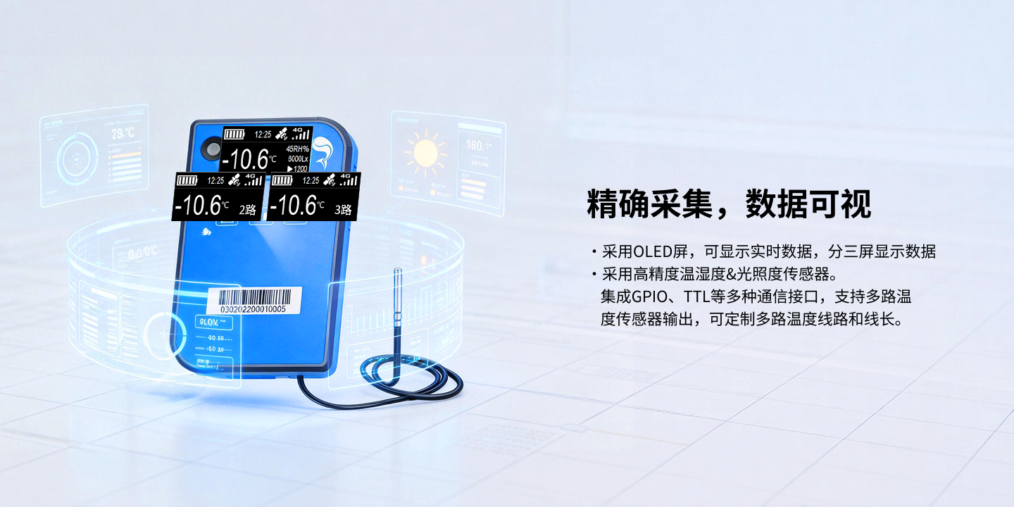 門店版多溫區數據采集記錄儀-雙溫版P3A-3AY2